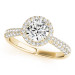 Halo LabGrown Diamonds ring in 14k gold