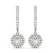 14k Gold Halo Earrings labgron diamond 14k Gold Halo Earrings labgron diamond