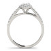 Halo Oval Labgrown Diamond Ring 14k Gold