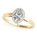 Oval Halo Labgrown Diamond 14k