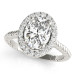 Twisted 14k Gold Lab Grown Diamond Engagement Ring