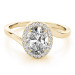 Split Engagement Ring Labgrown Diamond 14k Gold Split Engagement Ring Labgrown Diamond 14k Gold