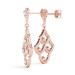 14K Gold Huggies Earrings Labgrown Diamond