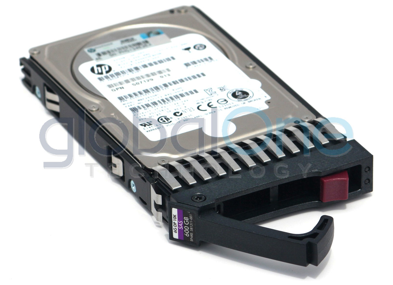 HPE 600GB SAS 6G 10K SFF HDD (581286-B21) for ProLiant G4-G7