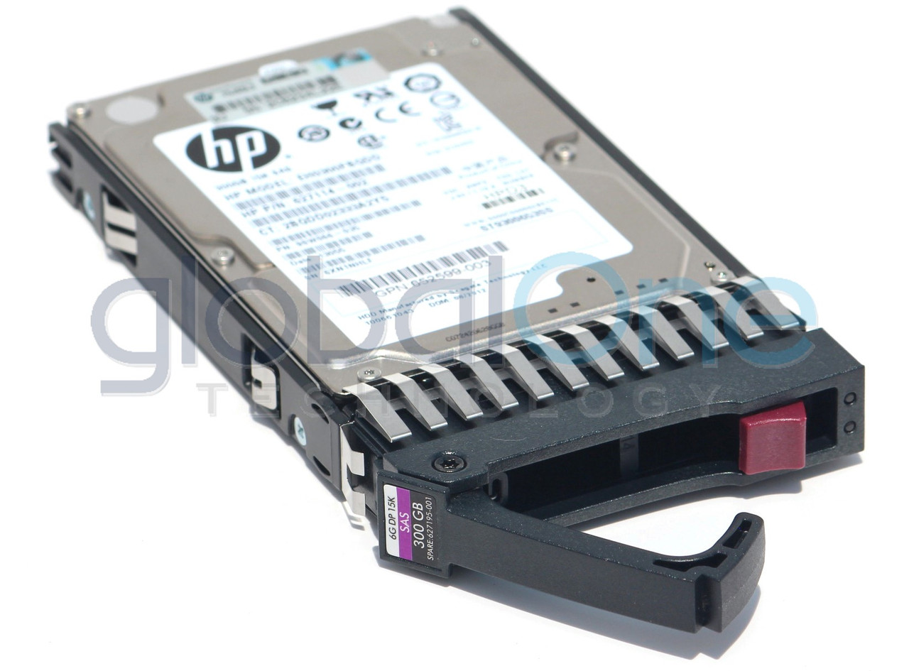 HPE 300GB SAS 6G 15K SFF DP HDD (627195-001) for ProLiant G6/G7