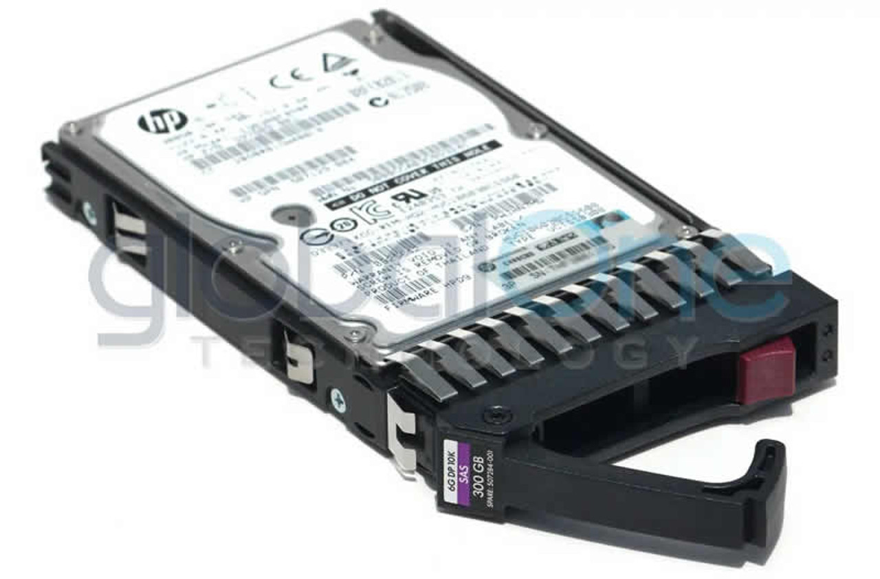 507127-B21 HPE 300GB 2.5 SFF 6G Dual Port SAS 10K RPM Hot Plug Hard Drive  (HPE Spare #: 507284-001)