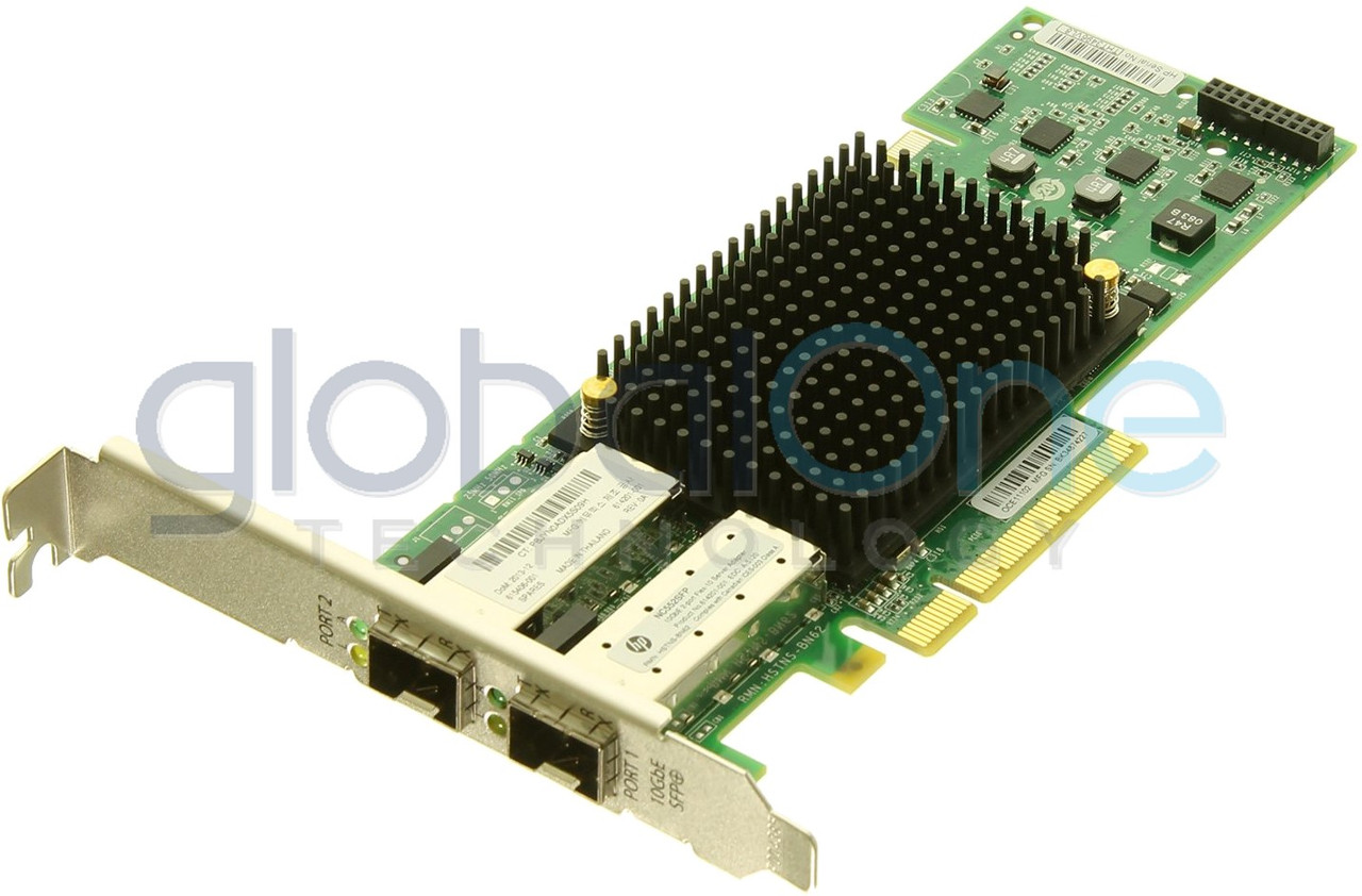 615406-001 HPE NC552SFP 10Gb 2-port Ethernet Server Adapter (HPE Option #:  614203-B21)