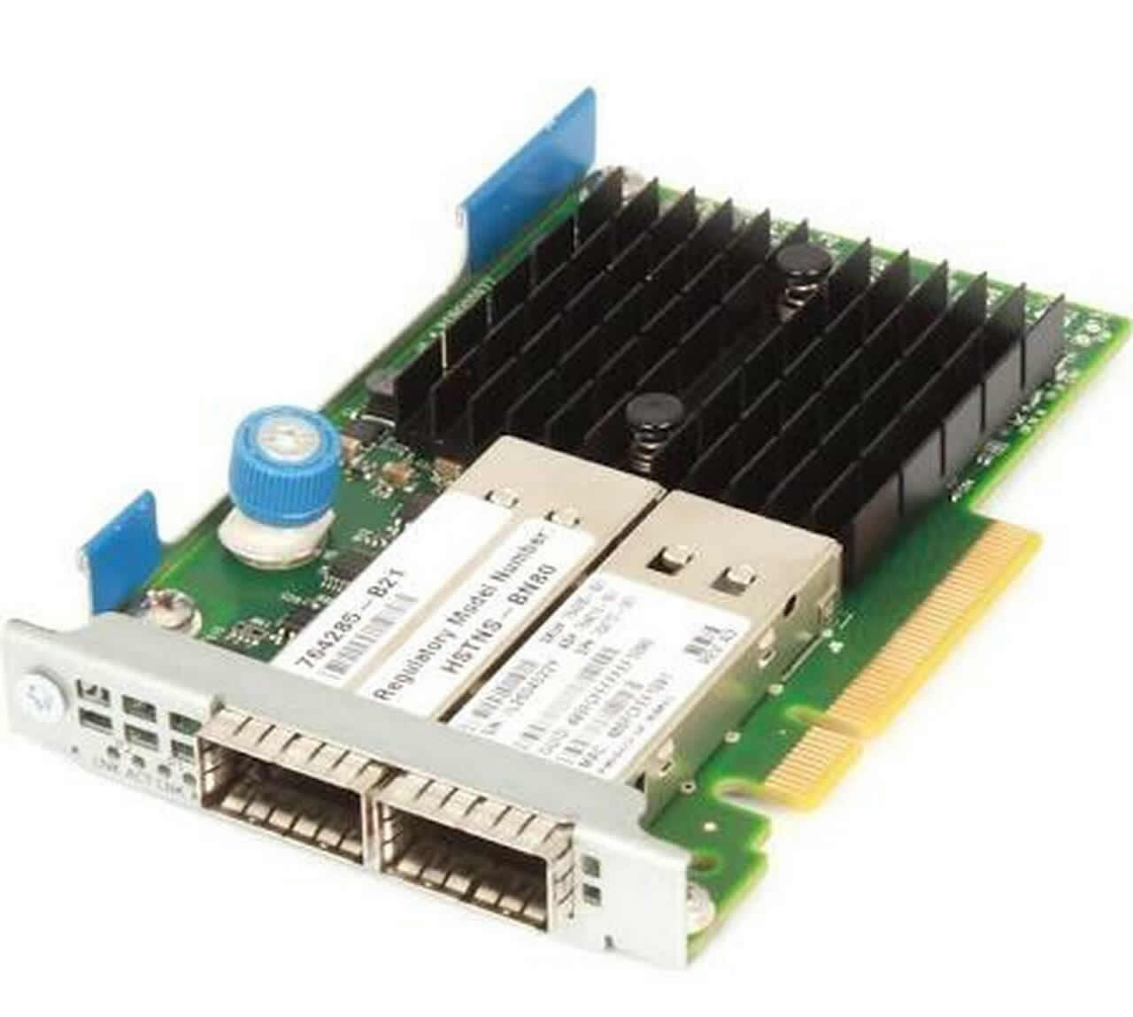 764285-B21 HPE InfiniBand FDR/Ethernet 10Gb/40Gb 2-port 544+FLR-QSFP  Adapter (HPE Spare #: 764737-001)
