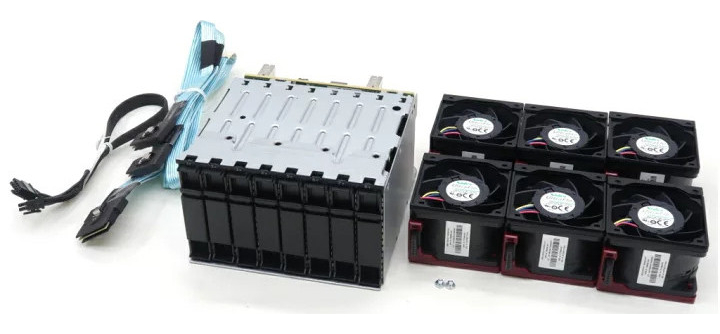 HPE 8SFF Bay1 Cage/Backplane Kit (719067-B21) for DL380 Gen9 | Qty