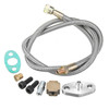 TPS - Universal Braided Stainless Steel Turbo Oil Feed Line Kit