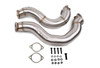VRSF 3″ Cast Stainless Steel Catless Downpipes BMW 07-10 N54 V2 335i / BMW 08-12 135i - BRUSHED FINISH - CATLESS RACE DOWNPIPE