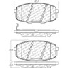 105.13970 Posi Quiet Ceramic Front Brake Pads - Hyundai, KIA