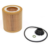 11427953125 Genuine BMW Original Equipment Oil Filter Kit with drain plug 11137605018	