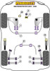 PFF5-225 Powerflex Upper Gearbox Mount Insert (Petrol/Tuned Diesel)