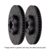 USR1445 EBC USR Series Fine Slotted Brake Discs (PAIR) (FRONT)