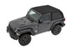 5686217 Bestop Soft Top Trektop Slantback (Premium Black Twill) - Jeep Wrangler JL 2-Door 2018-2026