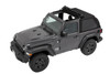 5686217 Bestop Soft Top Trektop Slantback (Premium Black Twill) - Jeep Wrangler JL 2-Door 2018-2026