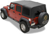 7914735 Bestop Soft Top OEM Replace-A-Top With Tinted Windows & No Door Skins (Black Diamond) - Jeep Wrangler JK 4-Door 2010-2018