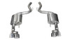 14334 Corsa Sport 3.0" Axle-Back Exhaust w/ 4.0" Twin Polished Tips - Ford Mustang GT 5.0L V8 2015-2017