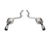 21253 Corsa Performance Sport 3.0" Axle-Back Exhaust w/ 4.5" Straight-Cut Single Polished Tips - Ford Mustang GT 5.0L V8 2024+