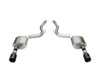 21253BLK Corsa Performance Sport 3.0" Axle-Back Exhaust w/ 4.5" Straight-Cut Single Black Tips - Ford Mustang GT 5.0L V8 2024+