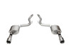 21257 Corsa Touring 3.0" Axle-Back Exhaust w/ 4.5" Straight-Cut Single Polished Tips - Ford Mustang GT 5.0L V8 2024+