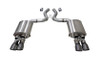 21002GNM Corsa Sport 3.0" Axle-Back Exhaust w/ 4.0" Twin Gunmetal Tips - Ford Mustang GT 5.0L V8 2024+