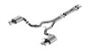140961 Borla ATAK Cat-Back Exhaust System (3.0" Pipe Diameter & 4.0" Dual Round Rolled Angle-Cut Long Bright Chrome Tips) - Ford Mustang GT 5.0L V8 w/o Active Exhaust 2024-2026