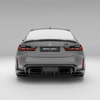 RevoZport Stainless Steel Tailpipe Tips for BMW M2 G87, BMW M3 G80/G81, BMW M4 G82/G83