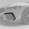 RevoZport Canards for BMW M8 F91/F92/F93