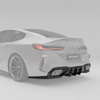 RevoZport Rear Diffuser for BMW M8 F93