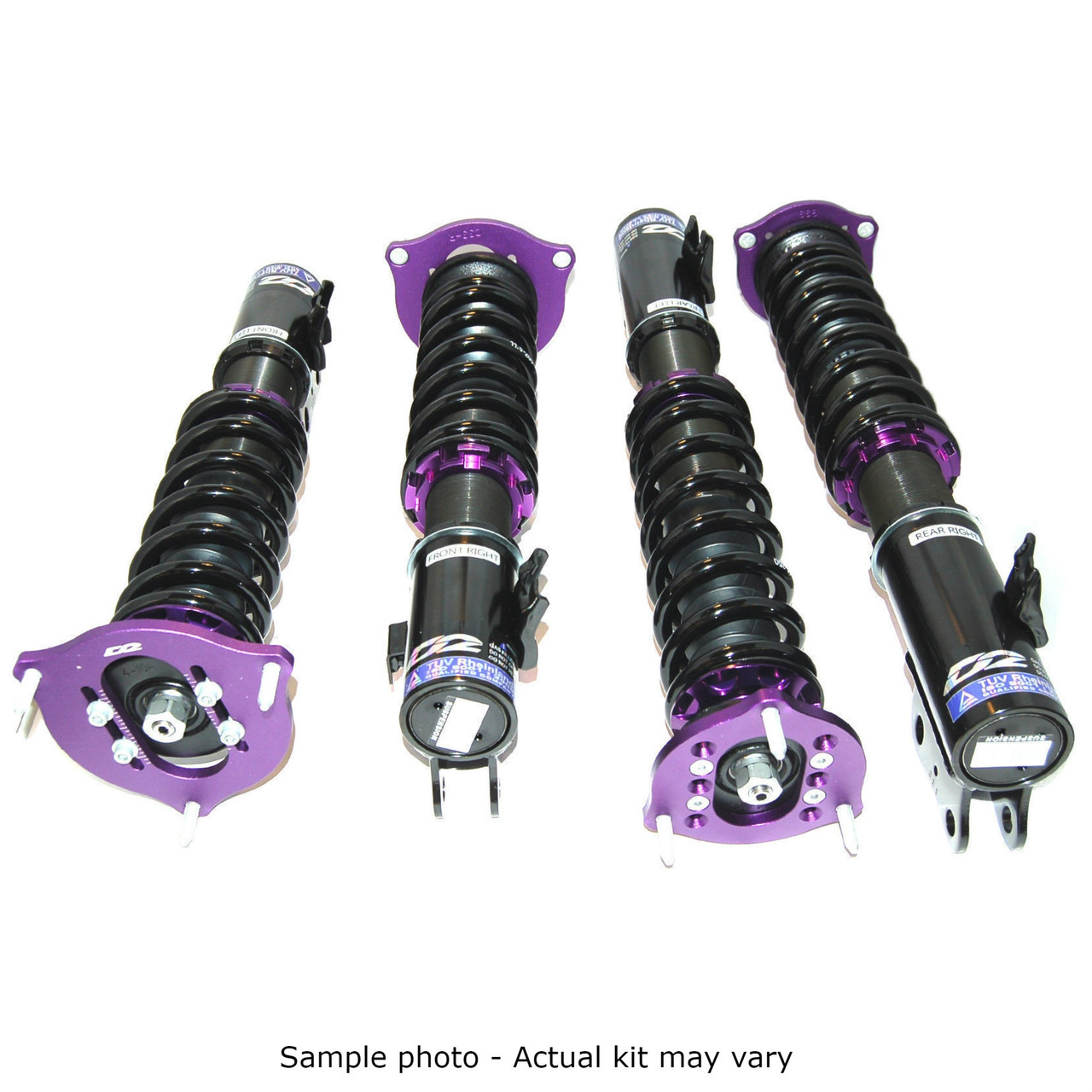 D2 Racing Coilovers Kit - Street Use - Seat Leon 5F 2WD ?55 (Rr