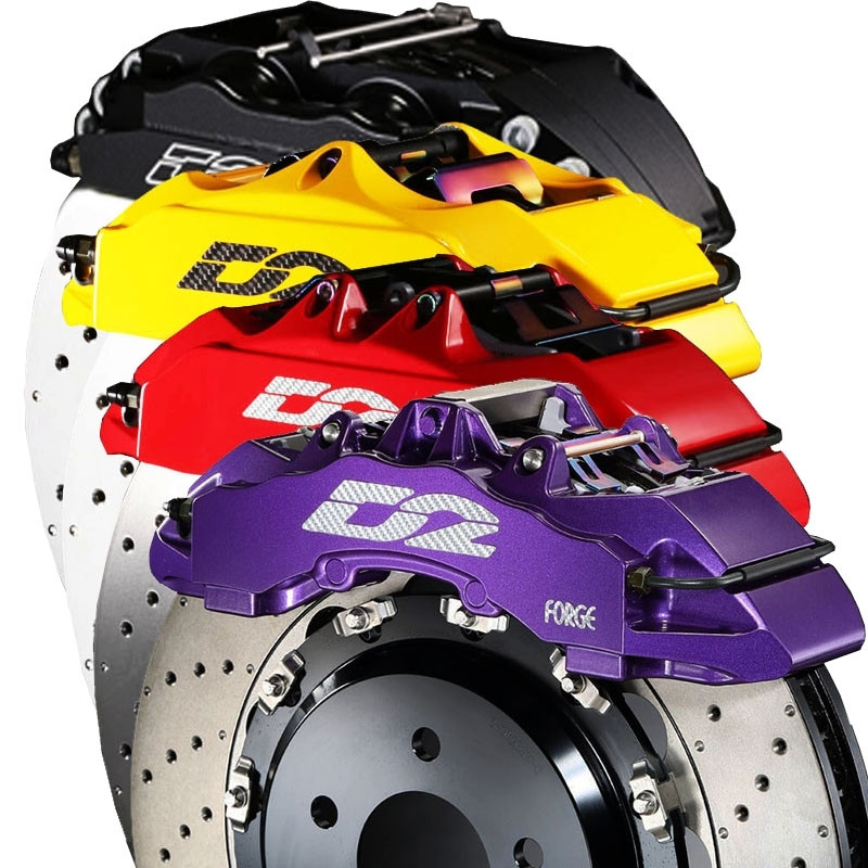 BNR32改新車外し☆TRD 8ピン レインボー!! D2 Racing Front Brake Kit 8 POT Sport Caliper 330X32mm for Nissan