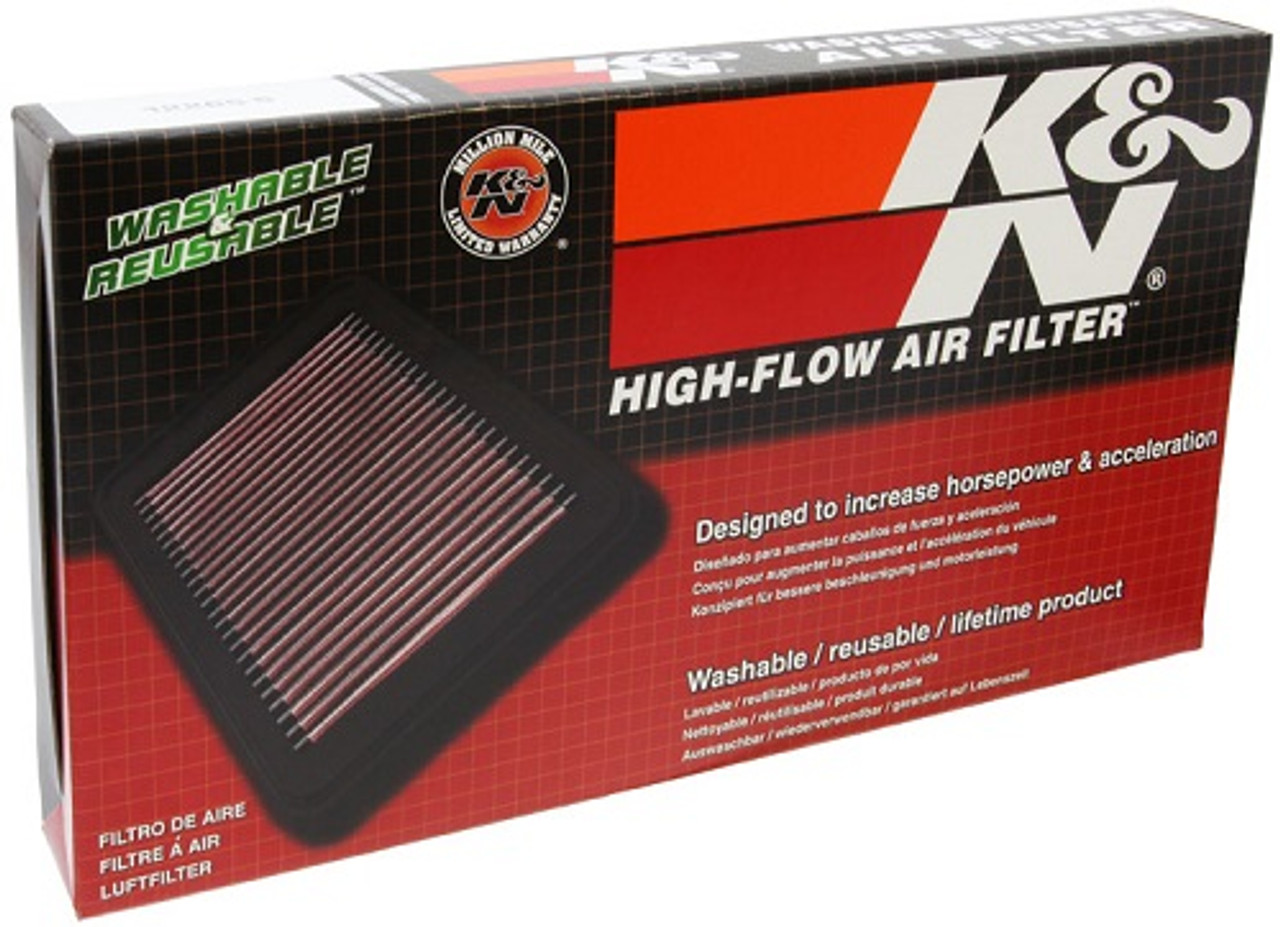 K&N 33-2865 Filtro de Aire Coche, Lavable y Reutilizable 