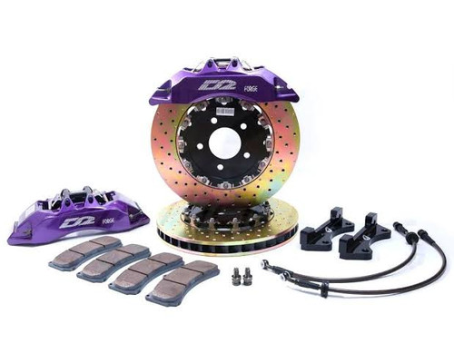 D2 Racing front Drilled & Slotted brake kit