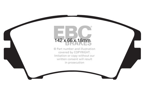 DP42014R EBC Yellowstuff Street and Track Brake Pads (FRONT)