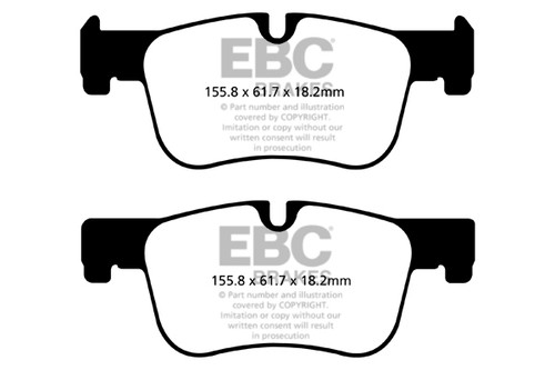 DP42143R EBC Yellowstuff Street and Track Brake Pads (FRONT)