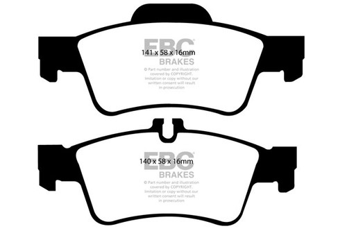 DP21491 EBC Greenstuff 2000 Series Sport Brake Pads (REAR)