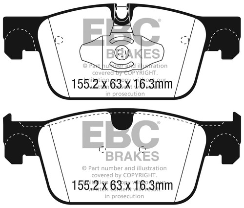 DP22305 EBC Greenstuff 2000 Series Sport Brake Pads (FRONT)
