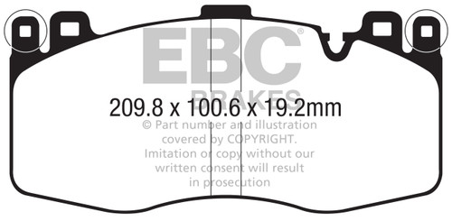 DP42370R Yellowstuff Street and Track Brake Pads (FRONT)