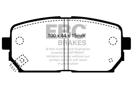 DP21208 EBC Greenstuff 2000 Series Sport Brake Pads