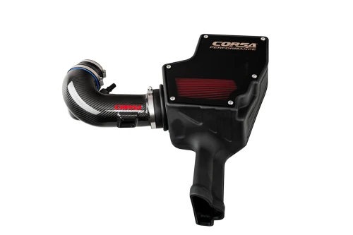 44007D Corsa Carbon Fiber Closed Box Air Intake w/ DryTech Filter - Ford Mustang GT 5.0L V8 2018-2023