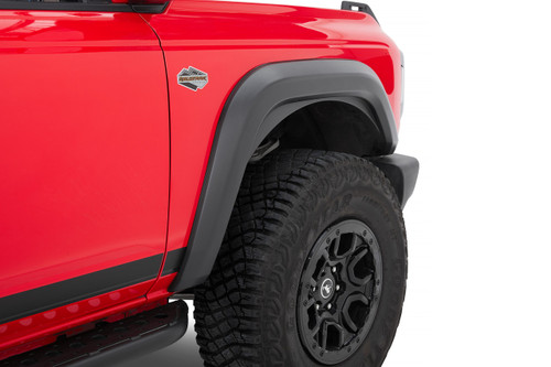 4970101 Bestop Black Off Road Style Fender Flares Set of 4 - Ford Bronco 4 Door 2021-2027
