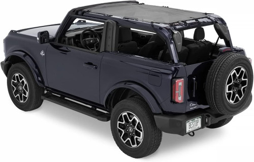 5242211 Bestop Safari Bimini Top (Mesh Fabric) - Ford Bronco 2-Door 2021-2027