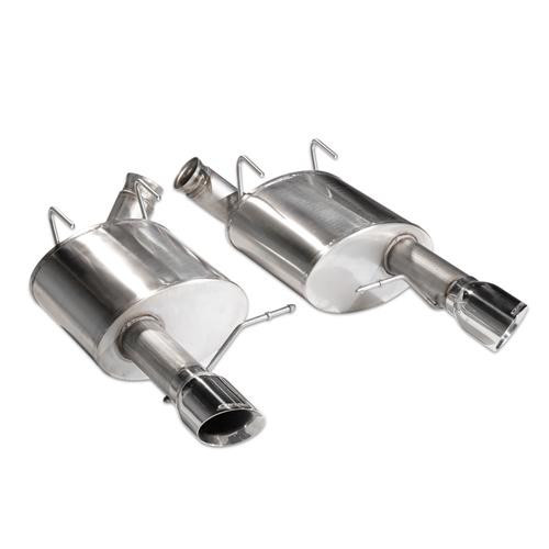 14316 Corsa Sport Axle-Back Exhaust System (Polished Tips) - Ford Mustang GT & Mustang Boss 302 5.0L V8 2011-2014
