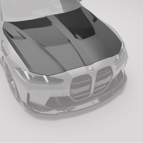 RevoZport Carbon Fiber Hood for BMW M3 G80/G81, BMW M4 G82/G83