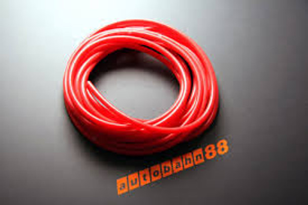 Autobahn88 6MM VACUUM SILICONE HOSE - RED  /1M