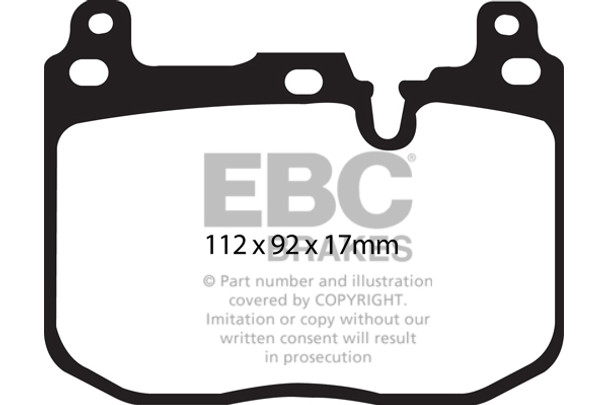 DP42130R EBC Yellowstuff Street and Track Brake Pads (FRONT)