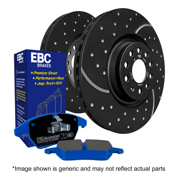 PD14KF260 EBC Brake Pad & Disc Kit (Front)