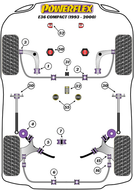 PFF5-4650 Powerflex Engine Mount